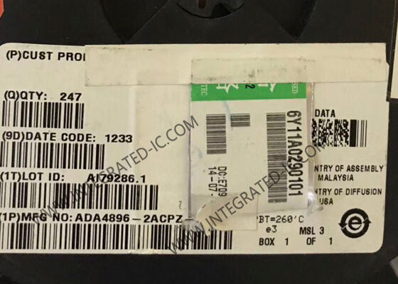 ADA4896-2ACPZ ইন্টিগ্রেটেড সার্কিট চিপ লো নয়েজ রেল-টু-রেল আউটপুট হাই স্পিড ভোল্টেজ ফিডব্যাক এম্প্লিফায়ার LFCSP-8